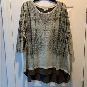 Plus Size Split Back Tunic (Worn Once)